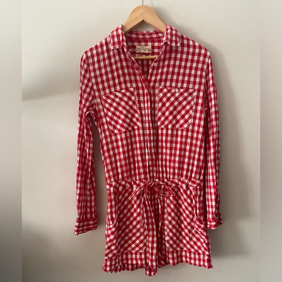 Denim Supply Ralph Lauren Plaid romper rare colors red and white
Size M - Picture 2 of 9